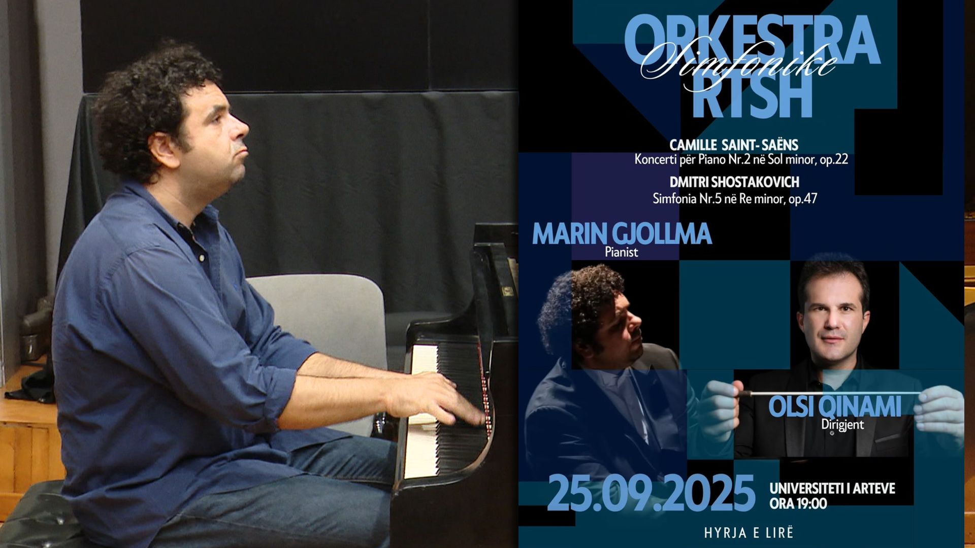 Orkestra Simfonike e RTSH, artdashësit mund ta ndjekin koncertin më 25 shtator