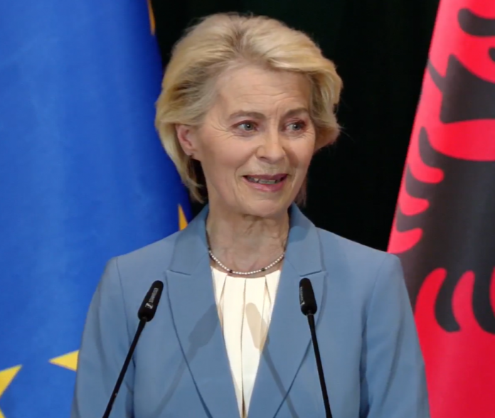 Von der Leyen: Albanien gehört zu den führenden Ländern im EU-Beitrittsprozess