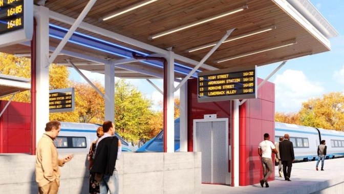Neuer Bahnhof am Flughafen Tirana-Rinas geht in eine neue Phase