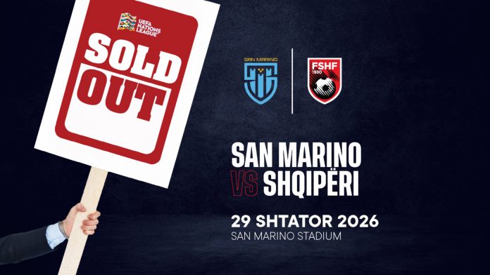 Alle Tickets für das Spiel San Marino gegen Albanien verkauft