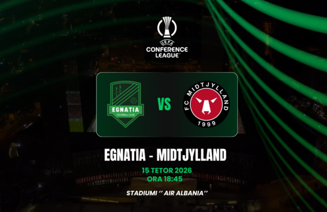 Egnatia beginnt seine historische Reise in der Gruppenphase der UEFA Conference League