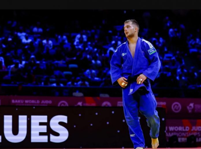 Dardan Cena holt zwei wichtige Siege bei den Judo-Weltmeisterschaften in Baku und sammelt 320 Olympia-Punkte