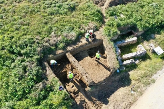 Another monumental tomb discovered in Amantia, evidence of ancient Illyrian civilizations