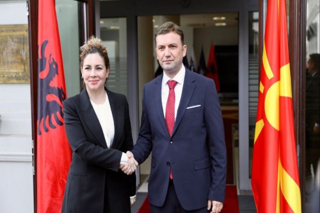 Xhaçka meets the counterpart of North Macedonia: Cooperation and challenges in the region are in focus!