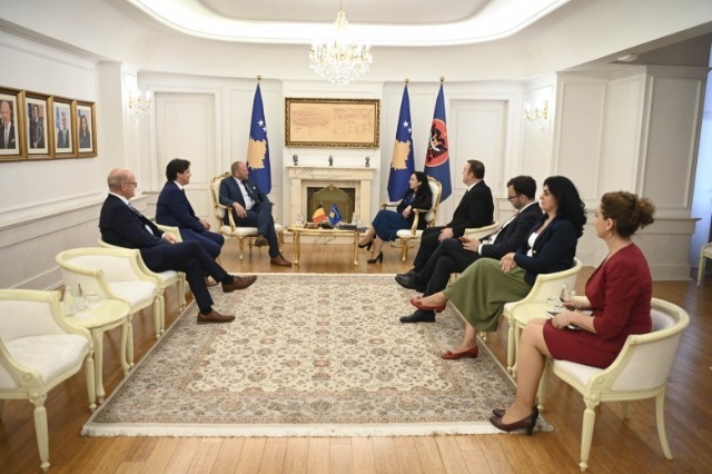 Kosova President Osmani meets the Belgian delegation: membership in the Partnership for Peace precedes NATO membership