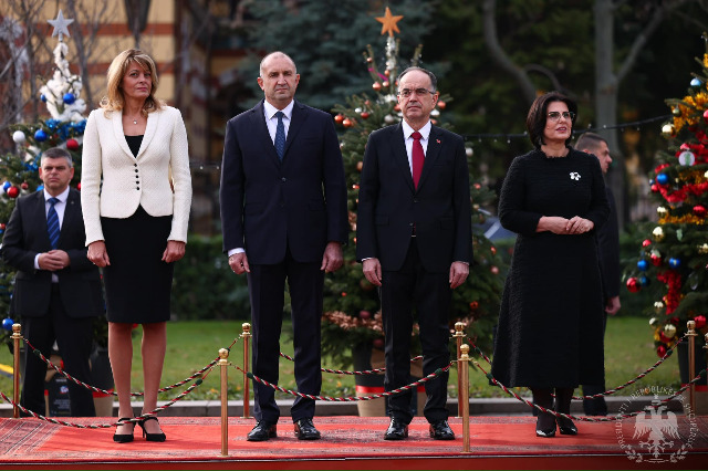 President Begaj welcomed by his Bulgarian counterpart Radev