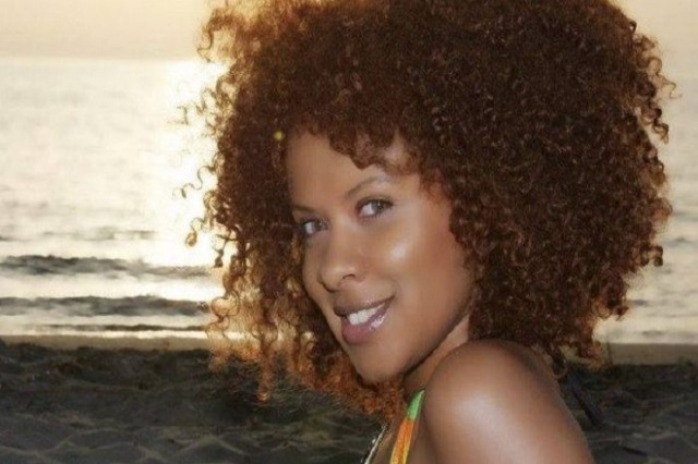 Albanian ballerina and TV host  Hueyda El Saied