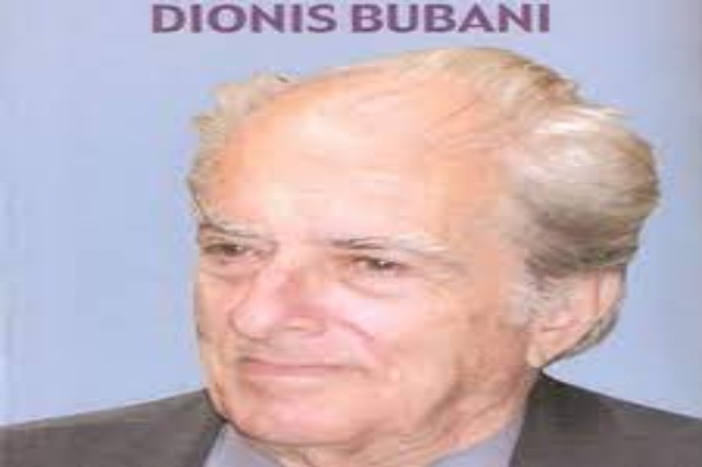 97th birth anniversary of Albanian writer, playwright and translator, Dionis Bubani