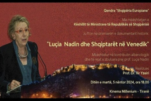 Albanian Heritage in Venice Explored: Lucia Nadin and Albanians in Venice Premieres in Tirana