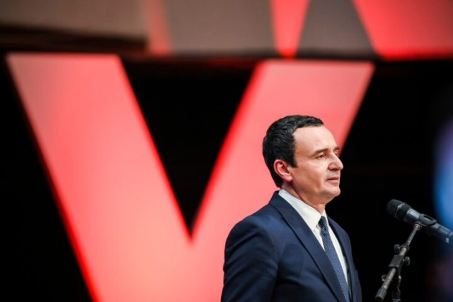 Albin Kurti is re-elected as head LVV (Self-determination Movement) with 98.6% of the votes