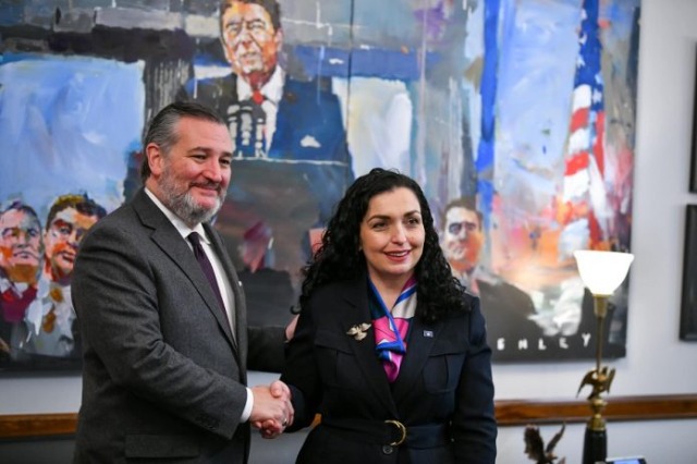 Building Stronger Ties: Vjosa Osmani and Ted Cruz Talk Future Collaboration Between Kosovo and the U.S