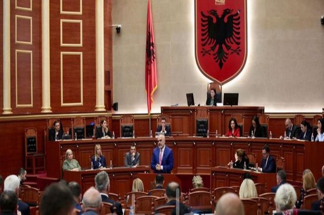 The Assembly approves with 101 votes in favor the resolution for Kosovo