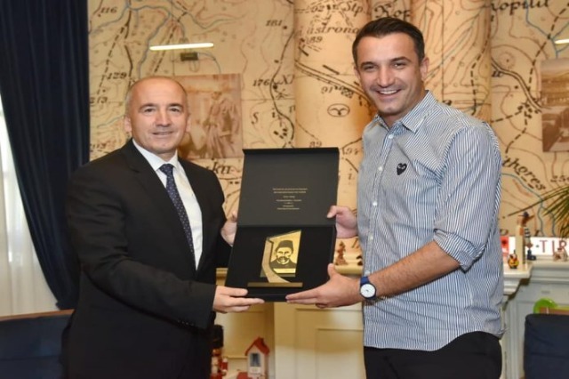 Mayor Veliaj received the Mayor of Peja, Gazmend Muhaxheri
