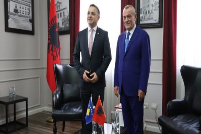 Speaker Gramoz Ru√ßi met with Deputy Prime Minister of Kosovo, Besnik Tahiri