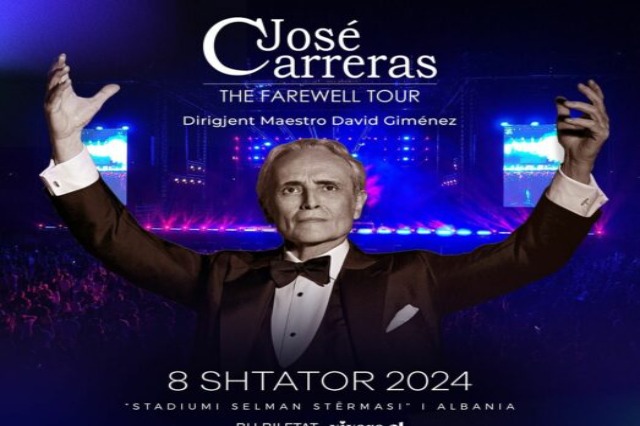 Opera Legend José Carreras Comes to Tirana for His Final Tour Before Retirement