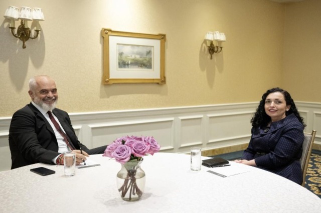 Osmani meets with Rama: Joint efforts for Kosovo’s NATO membership