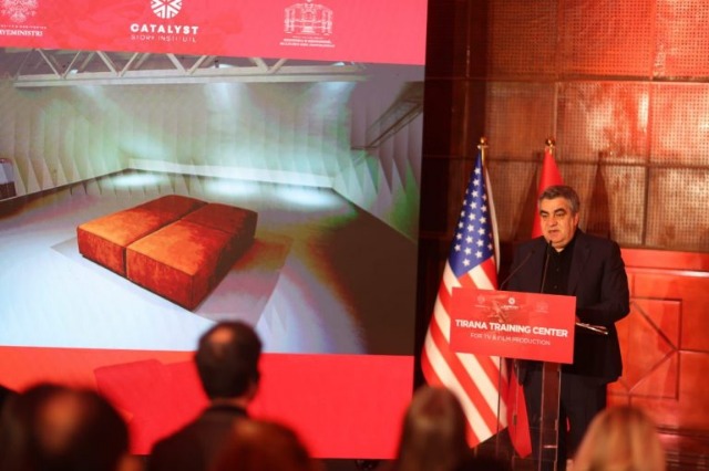 Minister Blendi Gonxhja Presents “Tirana Training Center” for Albania’s Creative Industry