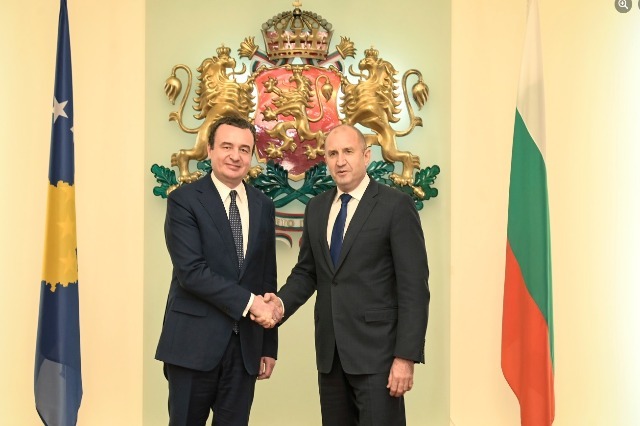 Kurti hosted by the state leaders of Bulgaria