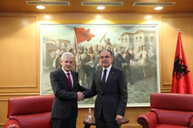 Begaj hosts Ali Ahmeti: Albanians, an important role for the stability of North Macedonia