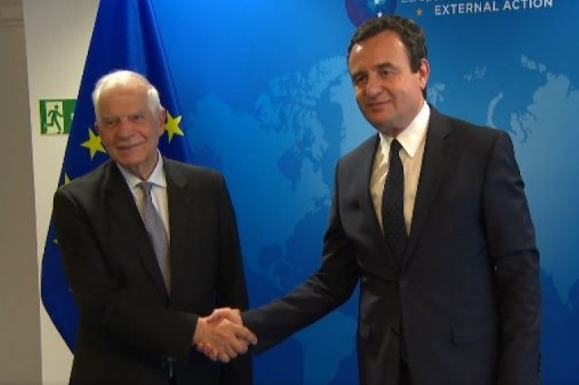 Borrell and Lajcak Conclude Separate Meetings with Kurti and Vucic