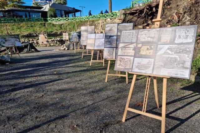 Photo exhibition in the Paleochristian Basilica in Elbasan