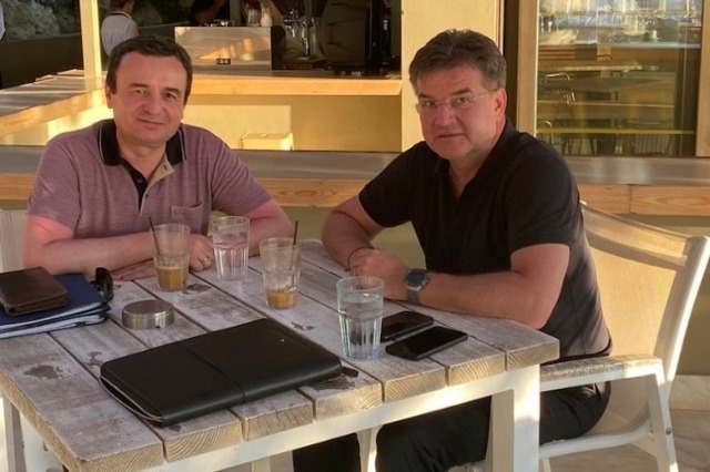 Kurti and Lajcak meet in Greece, discuss on the easing of tensions in the north of Kosova