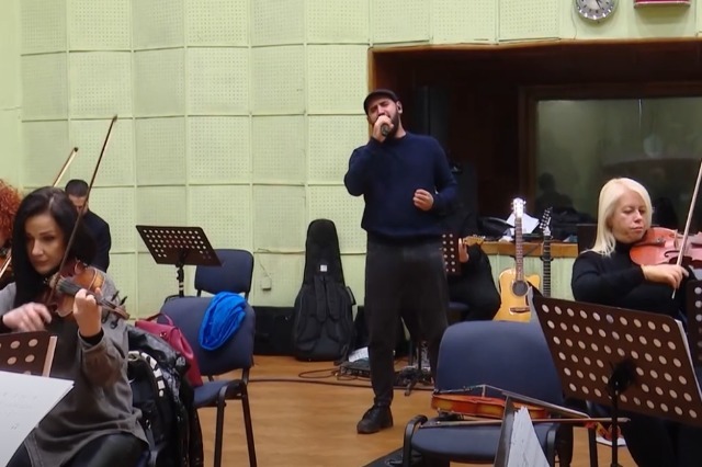 The 62nd Song Festival on the RTSH, singers of the second night rehearse together with the orchestra