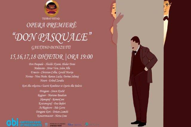 The National Theater of Opera and Ballet brings the Premiere Opera: “Don Pasquale”