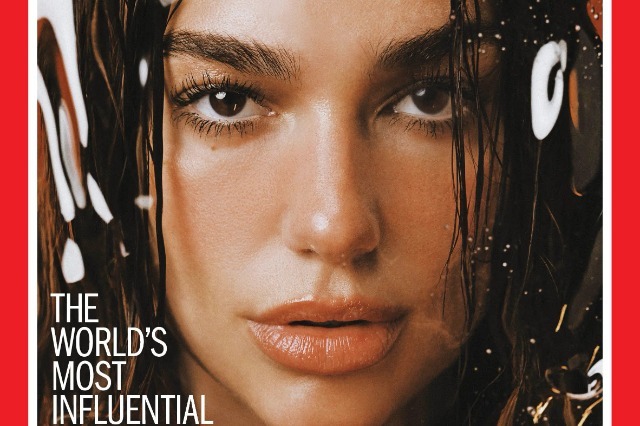 Dua Lipa on the cover of ‘Time’ magazine, among the 100 most influential people in the world