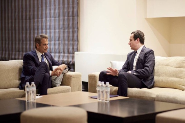Kurti asks Mitsotakis to join the bloc of countries that have recognized Kosovo