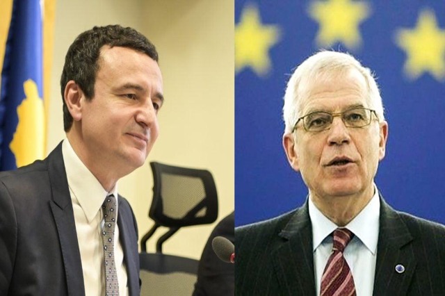Borell expressed deep concern on the situation in the north of Kosova – Kurti calls for restraint from spreading panic
