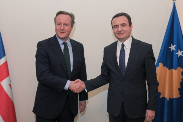 Cameron’s first time visit to Kosovo: We stand by you and are committed to assisting you