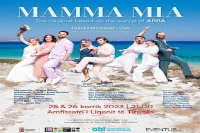 The musical “Mamma mia”, for the first time in Tirana