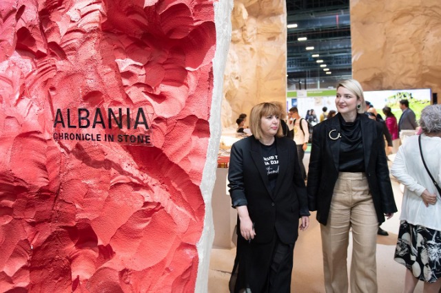 Albanian stall attracts attention at Turin book fair