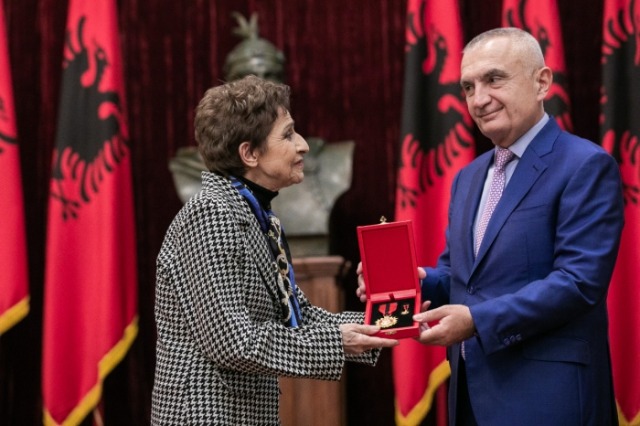 President Meta awards “Grand Master” to the outstanding poet Zhuliana Jorganxhi