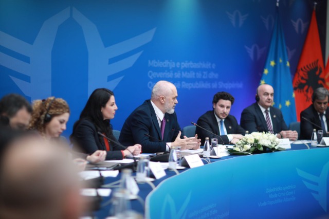 Joint meeting between Albanian and Montenegrin governments held today in Podgorica