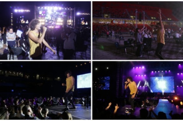 Well-known singer Ermal Meta held a concert at “Air Albania”
