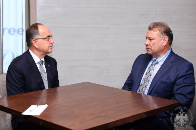 President of the Republic Begaj meets with Deputy Assistant Secretary of State, Gabriel Escobar