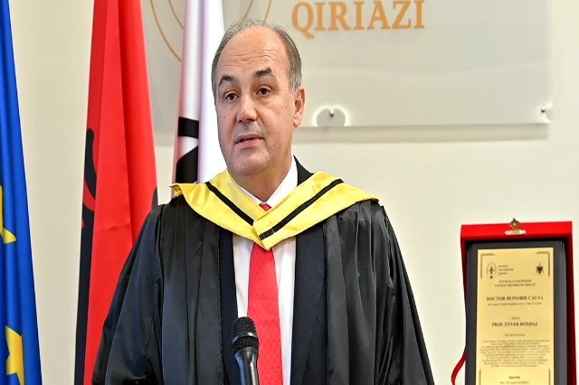 Enver Hoxhaj Awarded “Doctor Honoris Causa” in Tirana; Veliaj: A Bridge Between Albania and Kosova