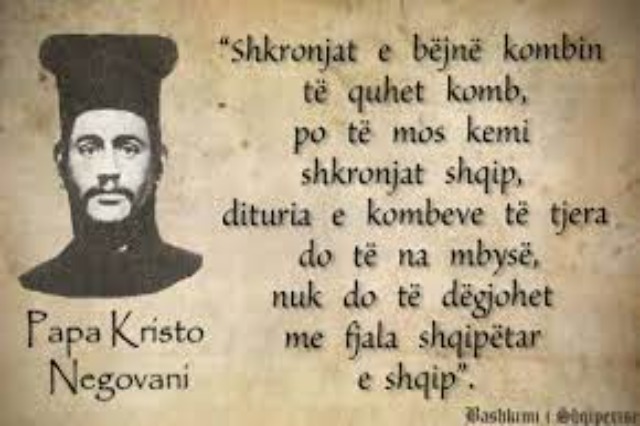 Papa Christos Negovani assassinated 117 years ago for conducting liturgical rite in Albanian