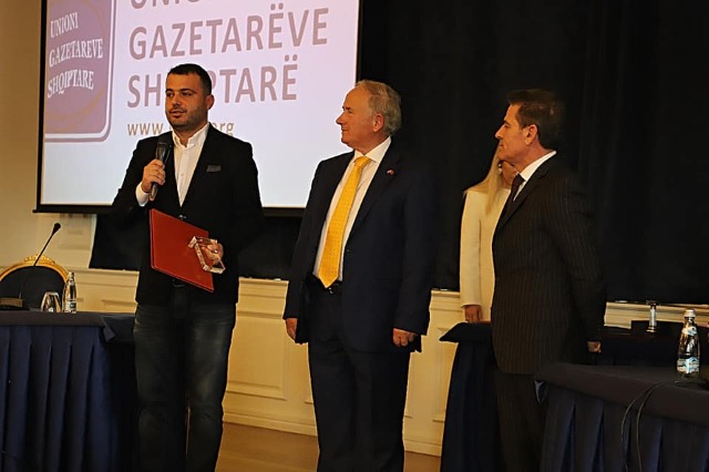 Union of Albanian journalists delivers the “Vangjush Gambeta” awards today in Tirana