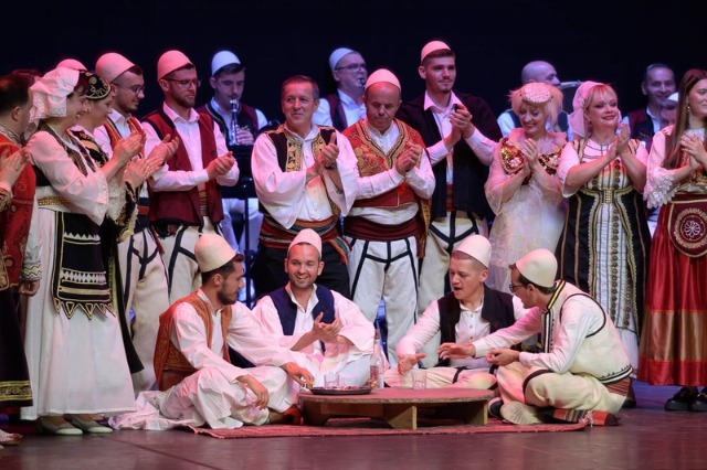 Ensembles of Albania and Kosovo perform together and bring the  curtain down on the Folkloric Festival