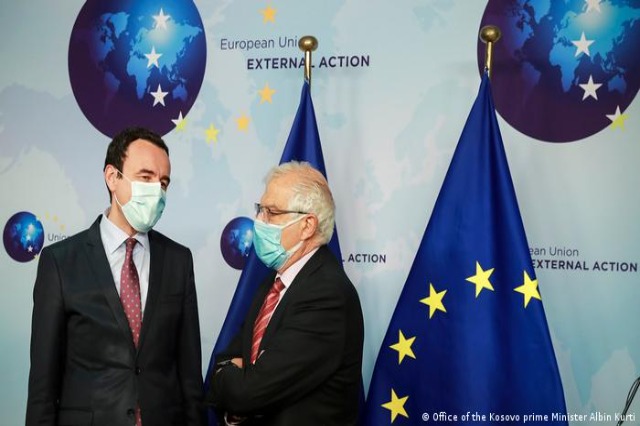 Kurti meets Borrell in Paris, FM: Urgent progress on Belgrade-Pristina dialogue