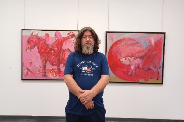 Exhibition “Better Red than Dead” – Painter Helidon Haliti Presents His Personal Cycle