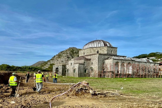 The works at the Lead Mosque, another tourist destination to be added