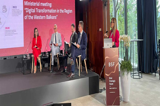 E-Albania portal, showcasing the digital transformation within Albanian government services introduced in Slovenia
