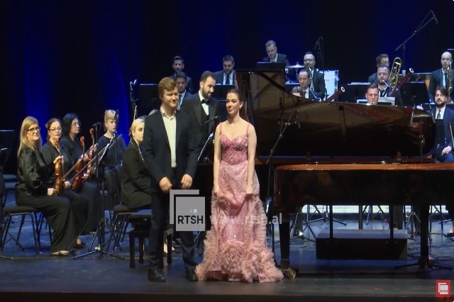 RTSH symphony orchestra, concert with music by Wagner, Poulenc and Sibelius
