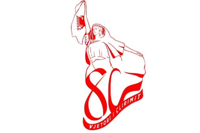 The winning logo of the 80th anniversary of the Liberation of the Albania is selected