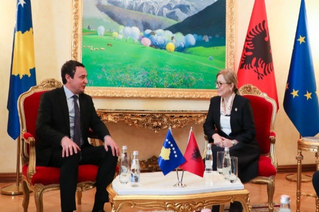 Kurti meets Speaker Nikolla