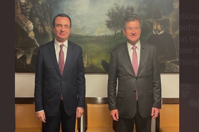 Kosovo’s Pm Kurti met with EU High Representative Miroslav Lajčák